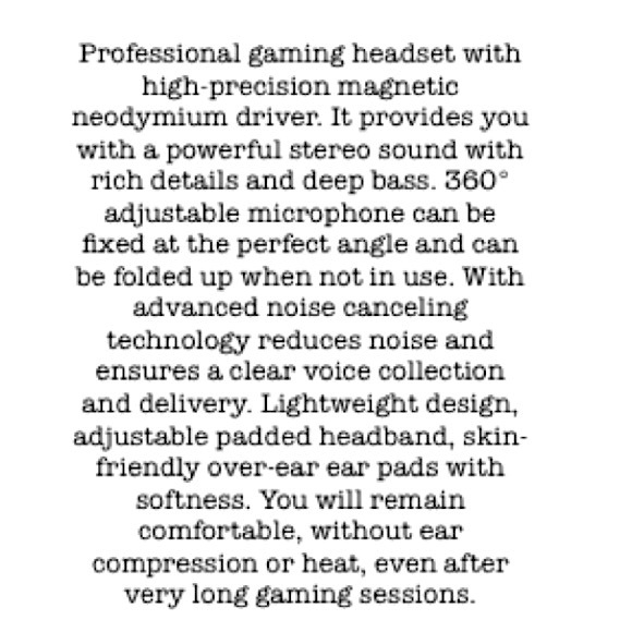 ESOLOM WiredStereo GamingHeadsetOnCable MicrophoneHeadphoneEarphone - Picture 16 of 16